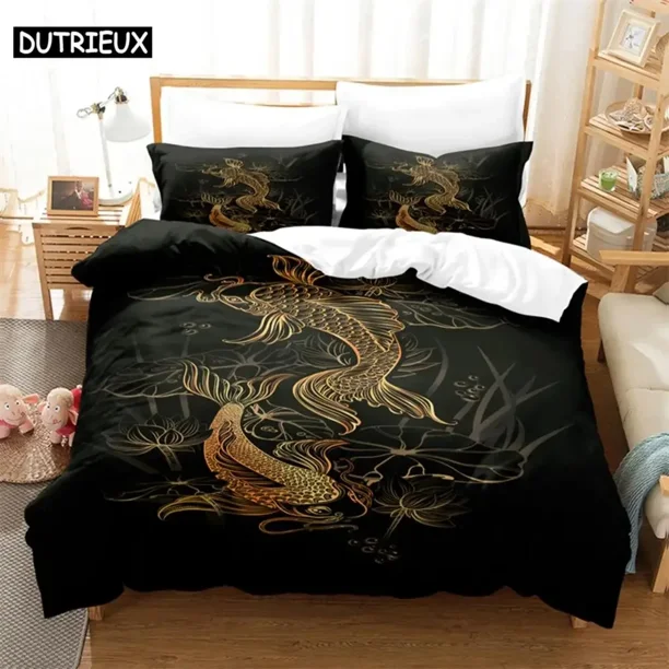 Creative Pattern Bedding Set Duvet Cover Set Bedding Digital Printing Bed Linen Size Bedding Set Fashion Design Bed Sheets