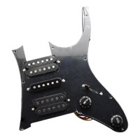 Bothyi - Humbucker Coil Guitar Pickguard Pickup Para Guitarras Eléctricas Acústicas Fitting Black