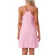 thumbnail image 3 of Camisón de tirantes con bolsillos INSPIRE CHIC para mujer, regreso a clases, suave, con tirantes ajustables, ropa de descanso XL rosa, 3 of 6