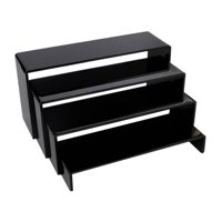 Ioensy - Estante Elevador De Exhibición De Joyería De Acrílico De 4 Piezas Para Coleccionables