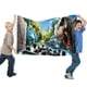 thumbnail image 2 of Parque Jurásico Bandera impresa con temática, regalo perfecto para fanáticos, amigos y familiares, y adecuada para actividades al aire libre e interiores, decoraciones de fiesta. 90 cm × 150 cm., 2 of 6