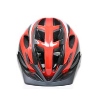 Casco Radical Mountain Mtb Con Luz Rojo Negro L 58-61Cm