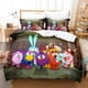 thumbnail image 1 of Smeshariki Bedding Set Single Twin Full Queen King Size Bed Set Adult Kid Bedroom Duvet cover Sets 3D Print Anime Bed Sheet Set, 1 of 5