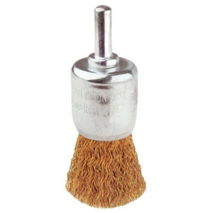 Grata Pincel Latón Ondulado 1"" (25Mm) - Calibre 0,3Mm - Vástago 1/4'' - Hela