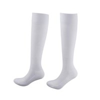 Ioensy - Calcetines De Esgrima Unisex Elásticos Medias De Esgrima Unisex Para Niñas Adulto S Blanco