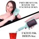thumbnail image 2 of Pack de 2 cepillos para el cabello Flask GoPong (480 ml en total), color rosa y verde, 2 of 6