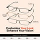 thumbnail image 4 of Gafas de lectura MicroVision, planas y plegables, con aumento de 1,5 aumentos, 4 of 6