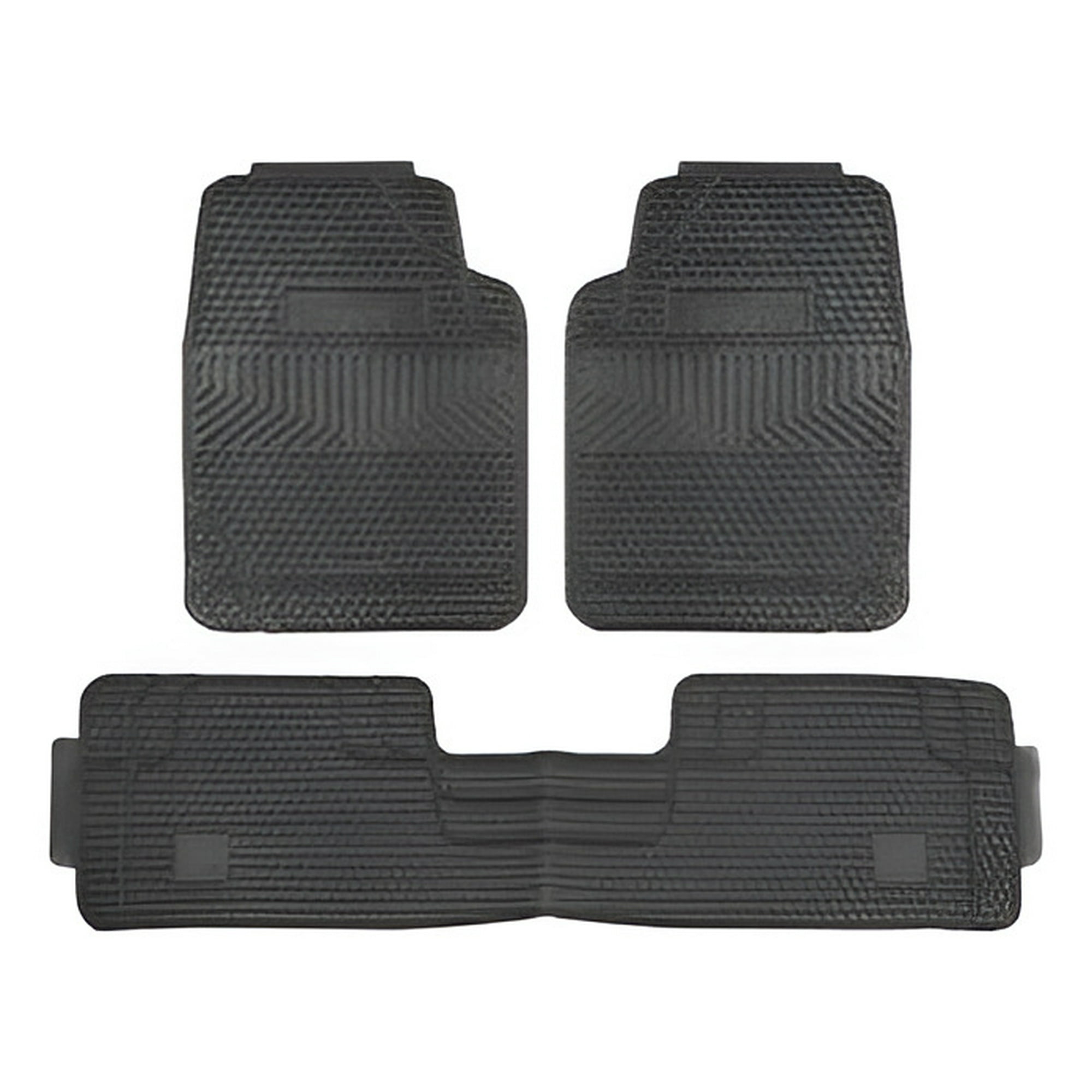 Dvp - Pisos De Goma Para Auto 3 Piezas Antideslizantes E Inoloras