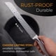 thumbnail image 5 of Cuchillo para pan Orblue con hoja serrada de acero inoxidable de 8 pulgadas, 5 of 9