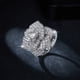 thumbnail image 5 of Anillo de Moissanita Brillante de 1.76 Quilates para Mujer Anillo de Compromiso de Diamante Creado en Laboratorio de Plata Esterlina S925 Aniversario Promesa Moda Lujo Adecuado para Uso Diario Boda, 5 of 7