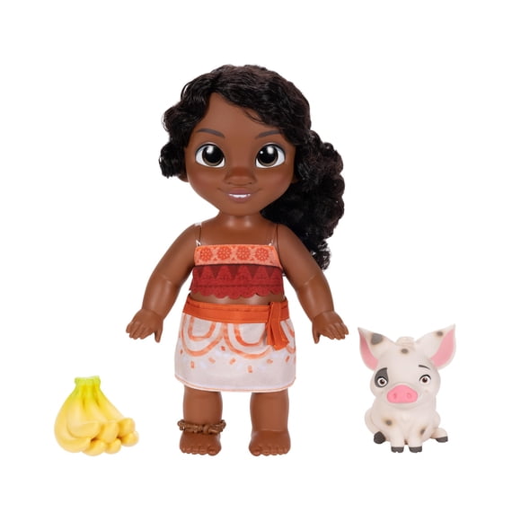 Doll Playset Disney Moana 2 Little Sis Simea y figura de Pua