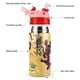thumbnail image 3 of Kiya y los Héroes KimojaBotella de Agua con Tapa Pop Top de Un Toque, Acero Inoxidable, a Prueba de Fugas, para Deportes, Botella Infantil rosa 12 oz, 3 of 6