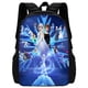 thumbnail image 1 of 3 pcs set Frozen Princess Elsa Child School Backpack with Lunch Bags ,Pencil Bags ,Cartoon School Bags for Boys Girls Best Gift, 1 of 3