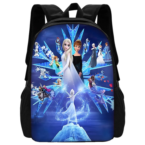3 pcs set Frozen Princess Elsa Child School Backpack with Lunch Bags ,Pencil Bags ,Cartoon School Bags for Boys Girls Best Gift