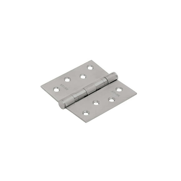 3 Bisagras con rodamientos de 4"x4". 2 mm espesor. (Níquel satinado)
