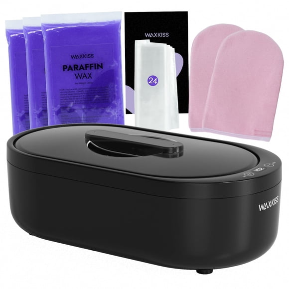 Máquina de cera de parafina Waxkiss de 2000 ml para manos con kit de 3 ceras
