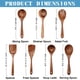 thumbnail image 2 of Juego de herramientas antiadherentes de madera YYLTJR de 7 piezas, 2 of 8