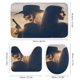 thumbnail image 3 of El Valle Robado theme 4 piece Shower Curtain Set With Rugs Waterproof Bathroom Decor Set Includes Bath Mat U shaped Rug Toilet Lid Cover And Curtain With Hooks, 3 of 6