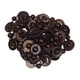 thumbnail image 3 of Collar hecho a mano de las mujeres concha de coco collar de cuentas de madera café, 3 of 3
