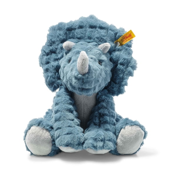Peluche Steiff Dixi Triceratops Dinosaurio Azul 28 cm
