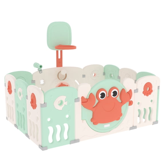 Corral Didáctico de Juegos Ocean Verde Menta