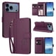 thumbnail image 2 of Funda Cartera Trébol para iPhone 17 Pro con Ranuras Tarjetas y Carga Inalámbrica Violeta, 2 of 6
