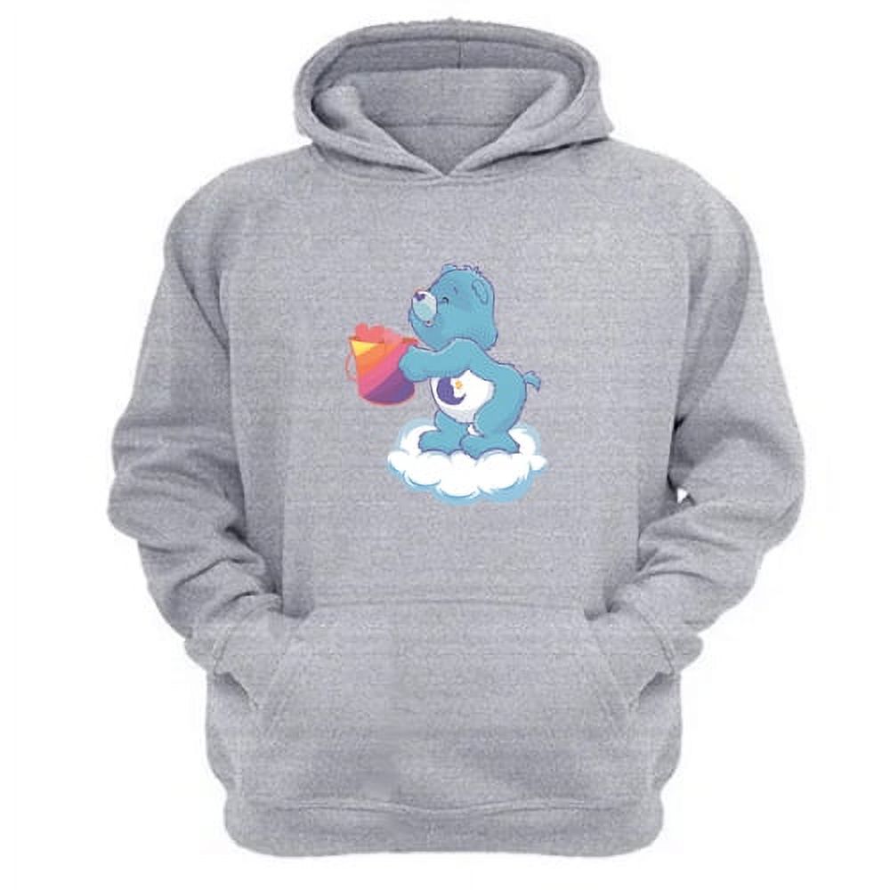 Genérico - Polerón Canguro Osos Cariñosos Gris Claro Talla L Unisex