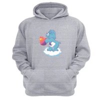 Genérico - Polerón Canguro Osos Cariñosos Gris Claro Talla L Unisex