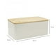 thumbnail image 3 of Panera Metálica con Tapa Bamboo Blanca Simplit, 3 of 7