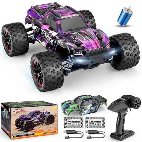 Coche RC HAIBOXING a escala 1/18, sin escobillas, todo terreno, 48 km/h