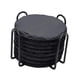 thumbnail image 4 of 8 Posavasos De Pizarra Para Bebidas, Protección De Mesa Con Soporte Para Bar, Cocina, Hogar, Redondo, 4 of 5