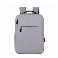 Importclick - Mochila Notebook Impermeable Puerto Usb 20-35 Litros Gris