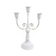 thumbnail image 2 of Candelabro De Metal Para Centro De Mesa, Candelabro Cónico Para Comedor, Eventos En El Hogar, Color Blanco, 2 of 5