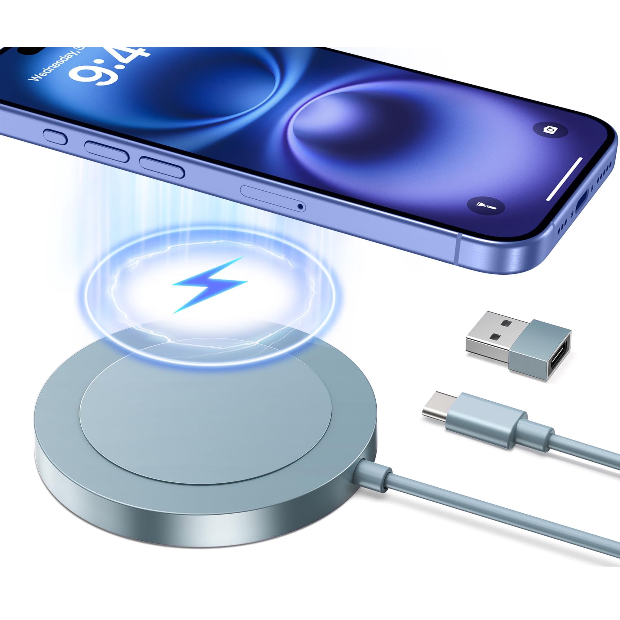 Cargador Inalámbrico Bohuma Magnetic Para Iphone 16 15 Pro Max