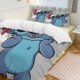 thumbnail image 2 of Merry Christmas Stitch 3 Piece Sets Full/Queen Size - Reversible Microfiber Quilts with Shams Soft Lightweight Bedspread Coverlet Comforter for All Season Bed Sheets, 2 of 4