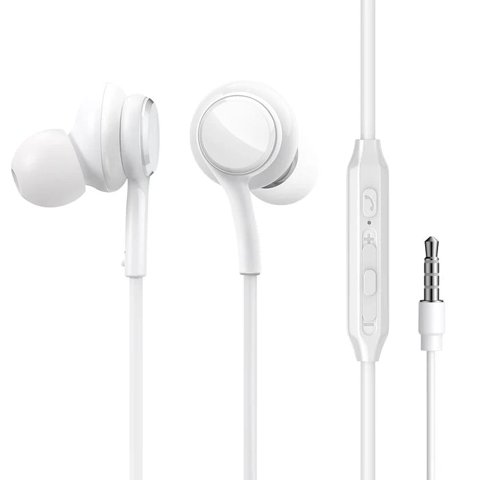 Audífonos In-Ear Jack 3.5 Mm Blancos (Blanco) - Joyroom
