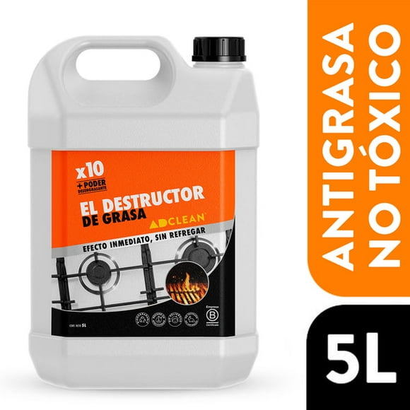Desengrasante Adclean 5 Litros Recarga Destructor de grasa