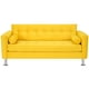 thumbnail image 1 of Sofa Retro 3c Felpa 12 Amarillo, 1 of 6