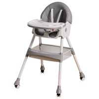 Mundo Online - Silla Comer Bebe Doble Altura Safe Baby Gris