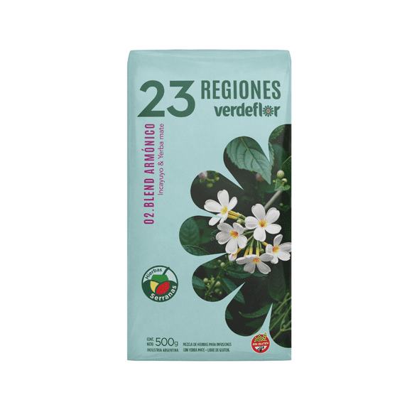 Verdeflor Yerba Mate Regiones Blend Armónico 500 gr