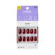 thumbnail image 1 of Uñas Postizas KISS Sprightly Rojo Cortas (Squoval) 32 uds, 1 of 9
