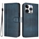 thumbnail image 1 of Funda Cartera para iphone 16 Pro Protección 360° con Ranuras para Tarjetas y Soporte Azul, 1 of 6