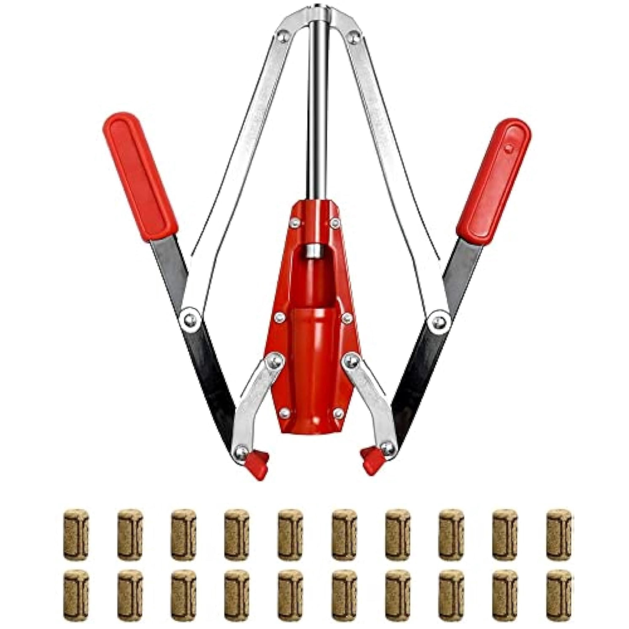 Sacacorchos De Doble Palanca Fastrack Con 20 Corchos