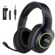 thumbnail image 1 of Auriculares inalámbricos para gaming AOC PS5/4 Nintendo PC con 45 horas de autonomía, 1 of 9