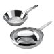 thumbnail image 1 of Pack Sarten 24cm + Wok 28cm Acero Inoxidable Umbra Wens, 1 of 3