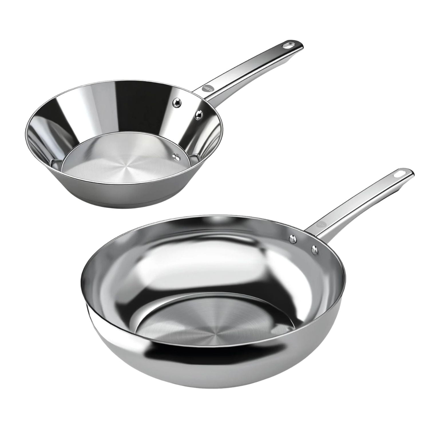 Wen's - Pack Sarten 24cm + Wok 28cm Acero Inoxidable Umbra Wens