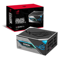 Fuente De Poder Asus Rog Thor 1200W Platinum Iii, Pantalla Oled, Full Modular, Atx 3.1, Aura Sync