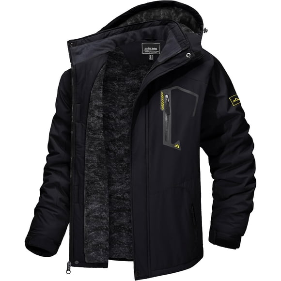 TACVASEN Chaqueta de esquí impermeable y térmica para hombre