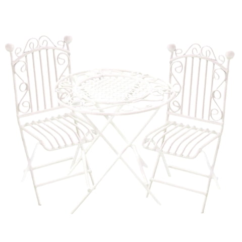 Magideal - Juego De Mesa Para Casa De Muñecas A Escala 1:12, Accesorios Para Casa De Muñecas, Decoración Para Sala De Estar Con 2 Modelos De Muebles Para Paisaji