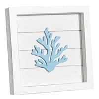 Bothyi - Esculturas De Pared Ocean Theme Beach Placa De Madera Signos Coral